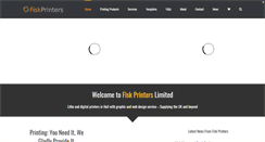 Desktop Screenshot of fiskprinters.co.uk