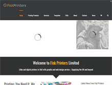 Tablet Screenshot of fiskprinters.co.uk